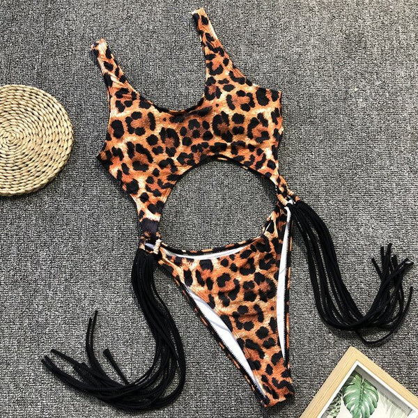 Leopard One Piece Swimsuit