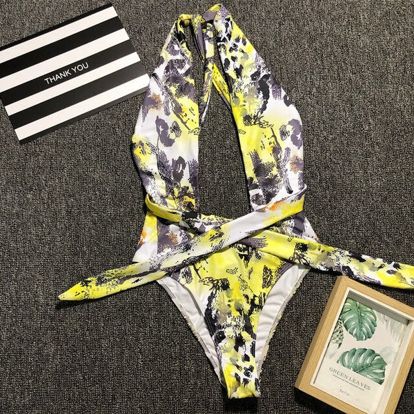 Leopard One Piece Swimsuit